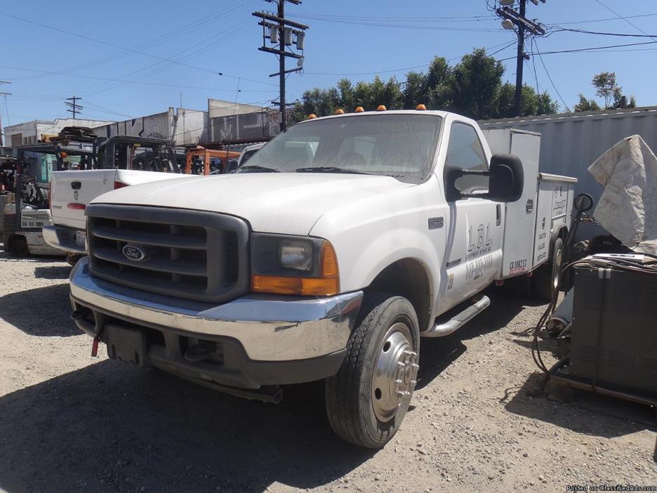 2001 FORD F550 UTILITY BED DIESEL