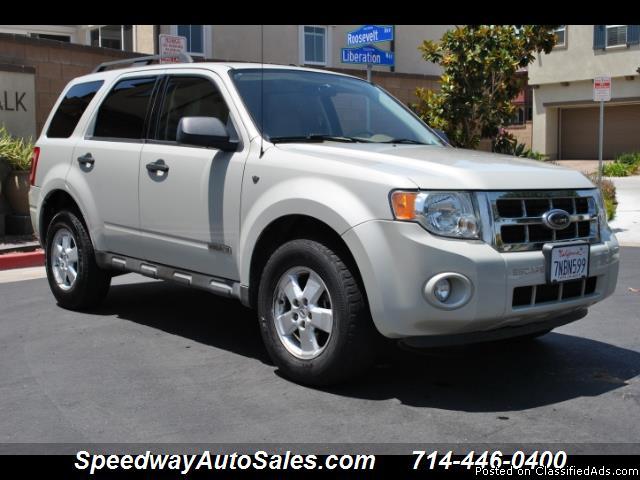 Used cars near me 2008 ford Escape XLT, 4WD, Clean CarFax, For sale in Fullerton