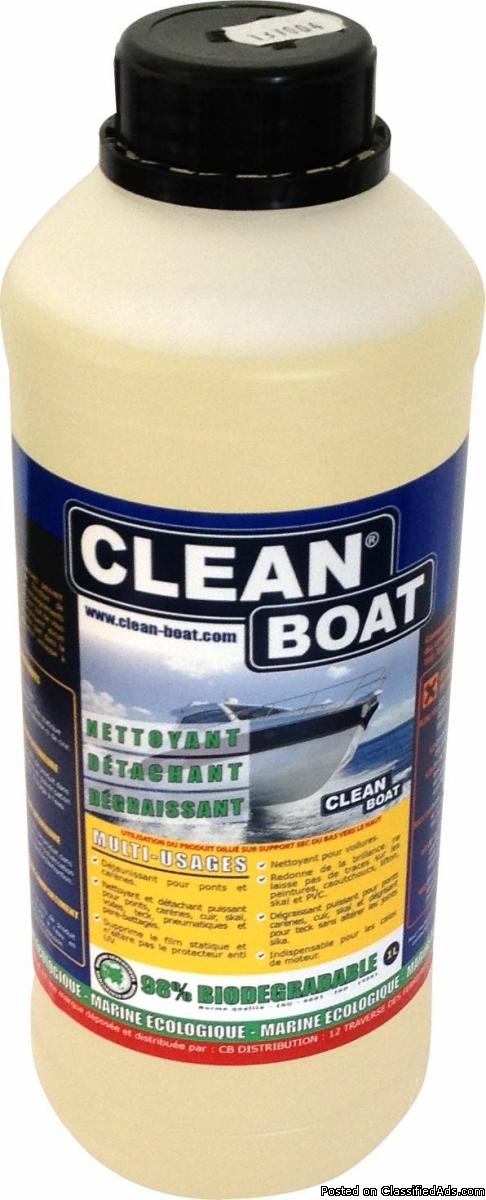AVAILABLE NOW!!! NEW!!! CLEAN BOAT - 98% Biodegradable - Made in France