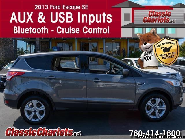 Used SUV Near Me – 2013 Ford Escape SE with USB Input and Bluetooth for Sale...