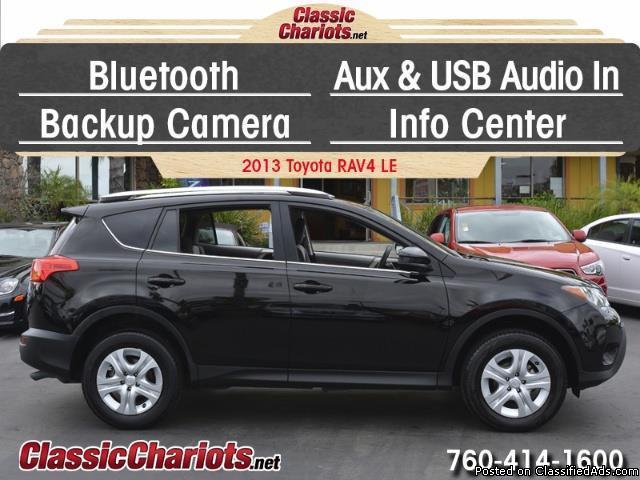 Used SUV Near Me – 2013 Toyota RAV4 LE with Bluetooth, Backup Camera, and 0ne...