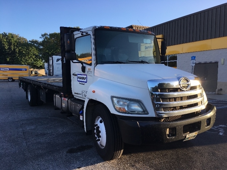 2012 Hino 338  Flatbed Truck