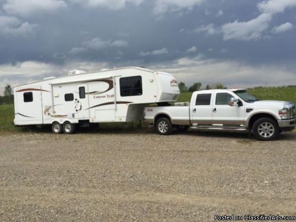 2009 Gulfstream Canyon Trail Fifthwheel + F-350 Truck Combo For Sale