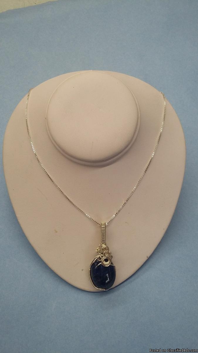 Lapis lazuli w sterling silver, 1