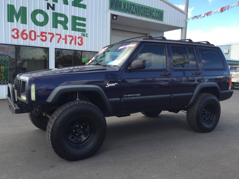 1998 Jeep Cherokee 4dr Sport 4WD,4.0,Auto,Lifted W/32 Tires