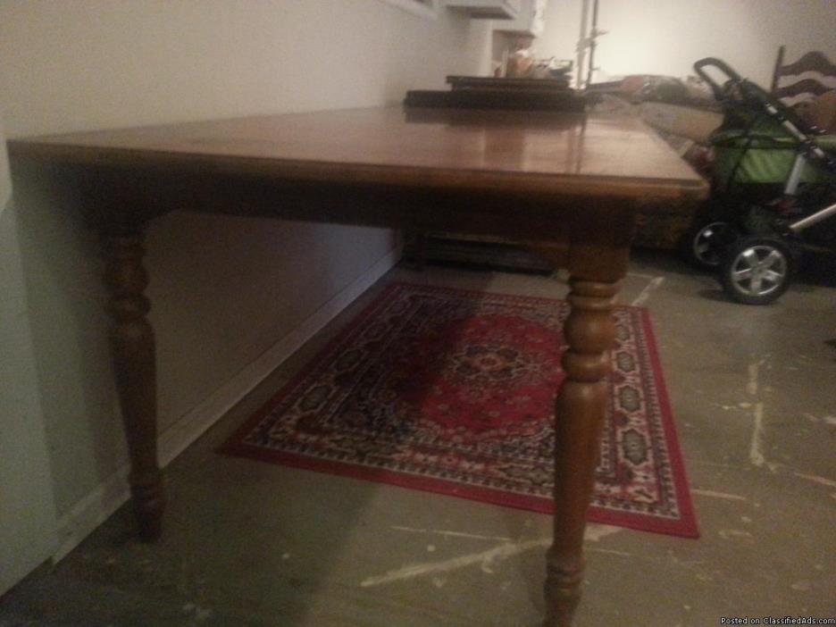 Solid Cherry dining table  used beautiful