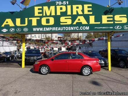 2013 Toyota Corolla L 4-Speed AT