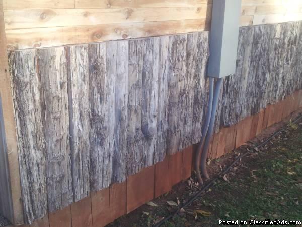 Cedar Half Round Lumber Slabs, 1