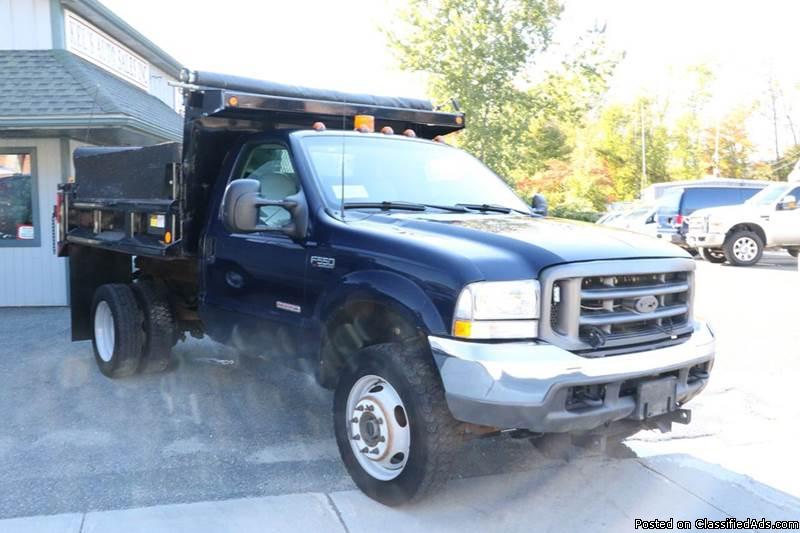 2003 Ford F-550 DUMP & PLOW XL POWERSTROKE TURBO DIESEL! DELIVERY AVAILABLE! ...