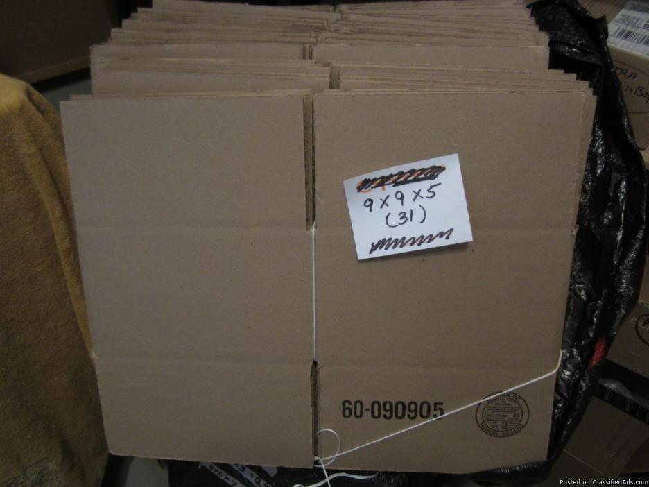 FOR SALE: CARDBOARD BOXES