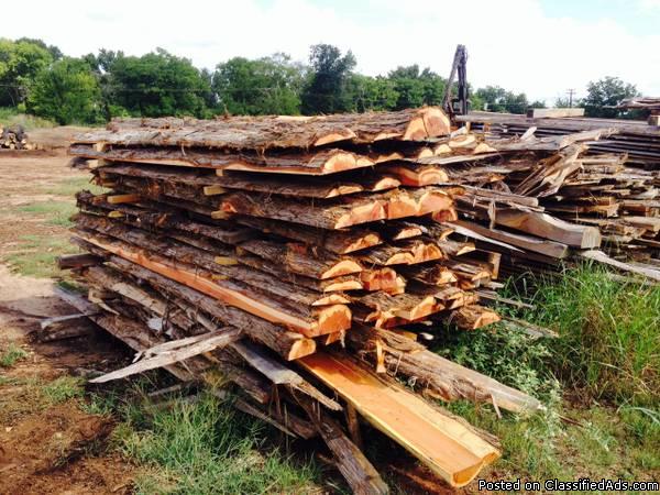 Cedar Half Round Lumber Slabs, 0