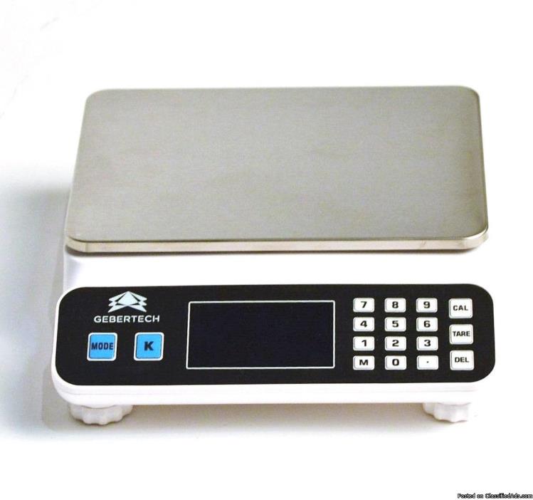 NEW Gold Price Calculating Desktop Digital Scale 2000x0.1g Resolution Silver..., 0