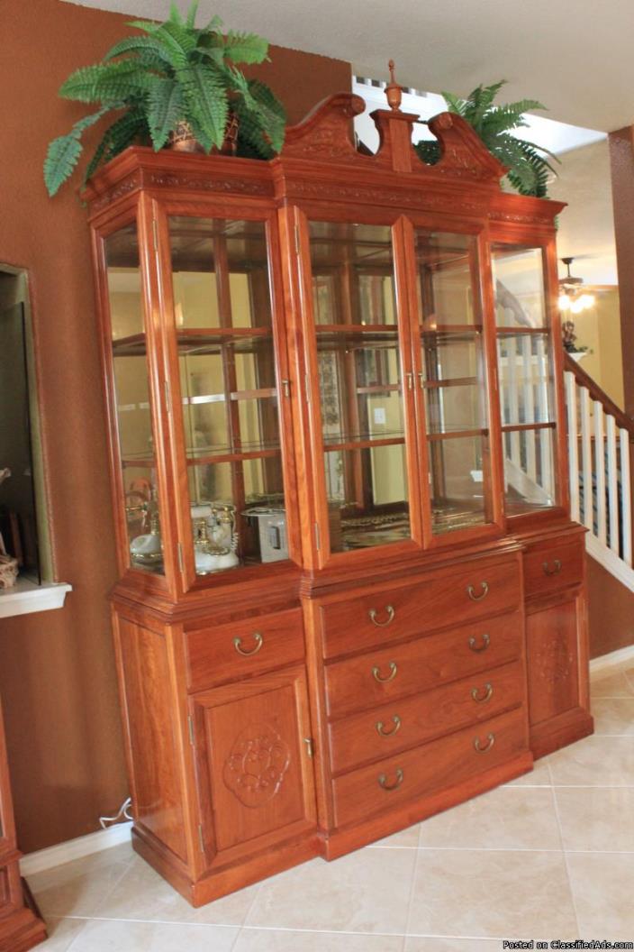 CHINA CABINET (ROSEWOOD), 1