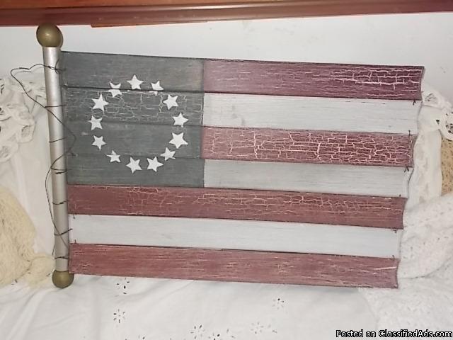 Wood American Flag., 0