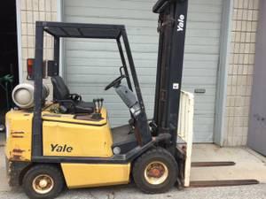 Yale Forklift, 4K, Propane/Gas, Very low hours
