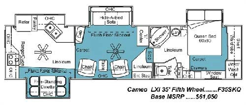 2005 Carriage Cameo 35SLQ