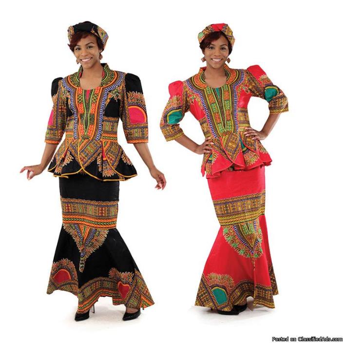 Woman African Clothing, 1
