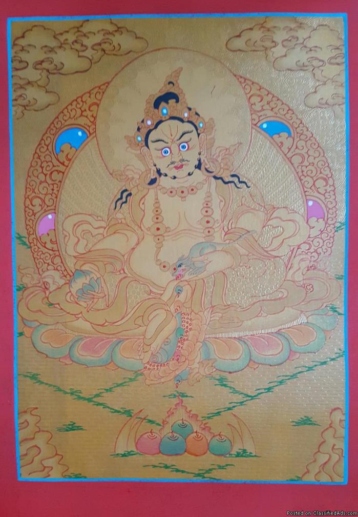 Handmade Nepali Buddhist Thangka/ Painting, 2