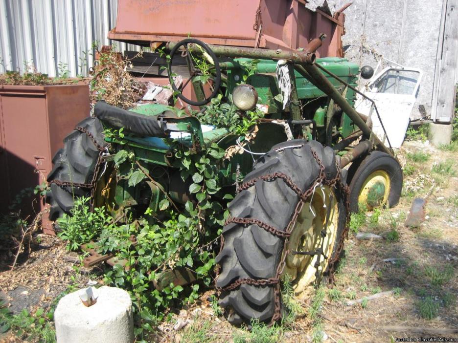 John Deer tractor, 1