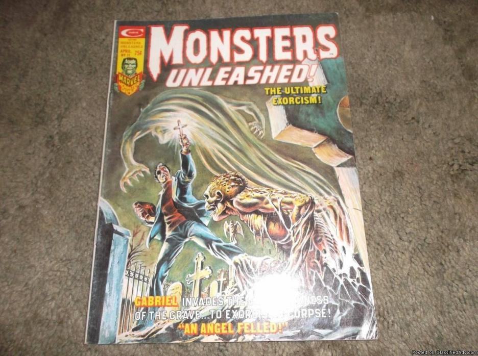 MONSTERS UNLEASHED Magazine # 11 * 1975 * Marvel/Curtis * FN- * 