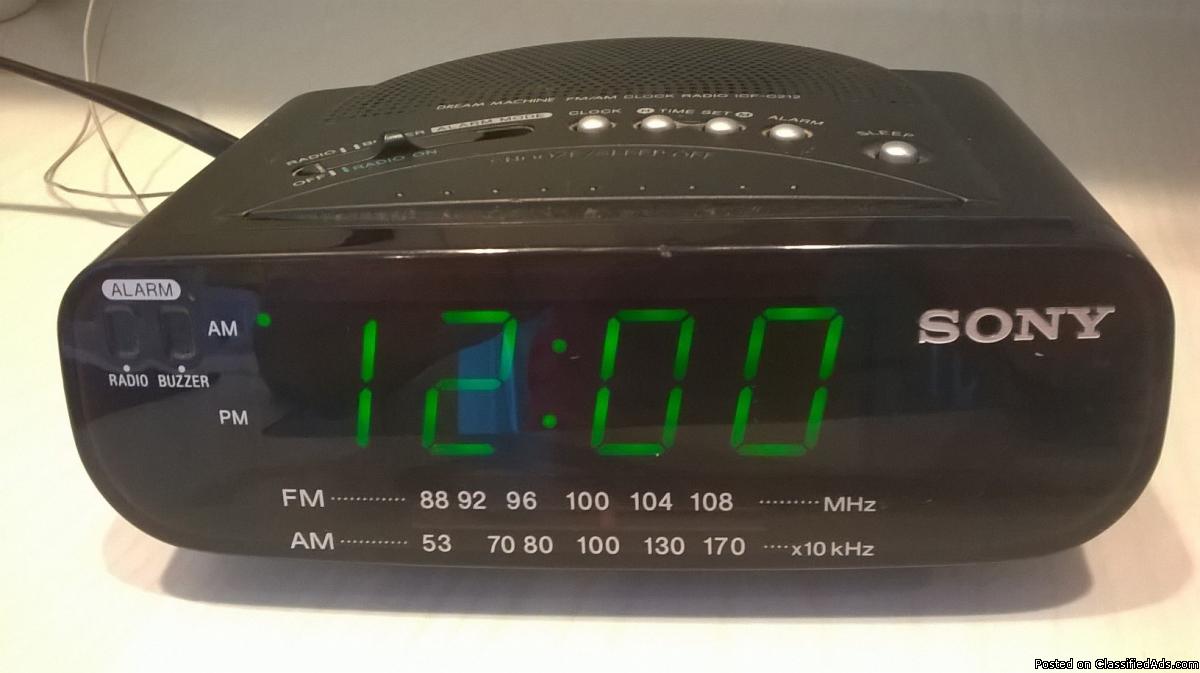 SONY CLOCK RADIO, 0