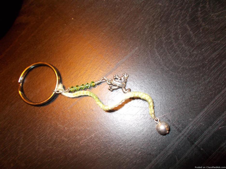 Frog Crochet Keychain, 0