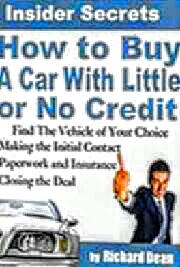 How to purchase a car with little or no credit