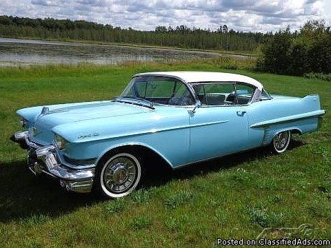 1957 Cadillac Series 62 Coupe de Ville For Sale in Danbury, Wisconsin  54830