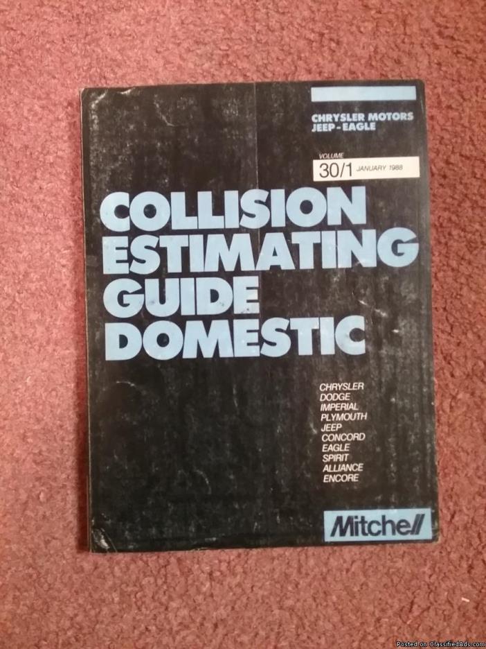 Mitchell 1988 Collision Estimating Guide, 0