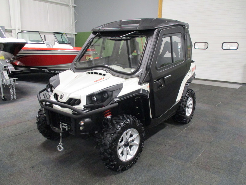 2015 Can-Am Commander XT 1000 Pearl White