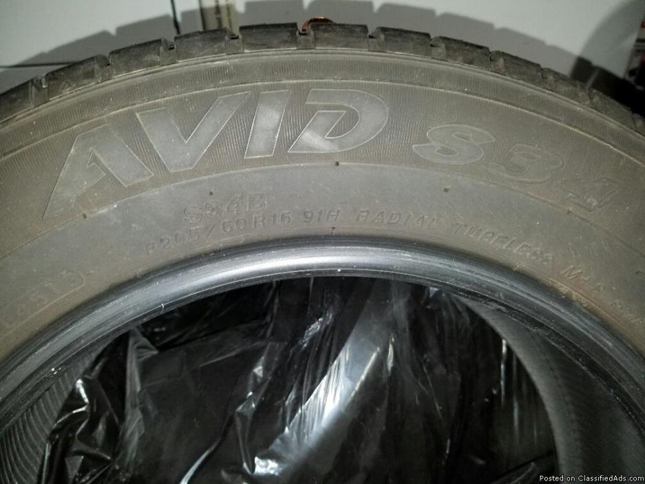 Three (3) Yokohama Used Tires from Mazda 3 - 2014 (Winchester, VA), 1