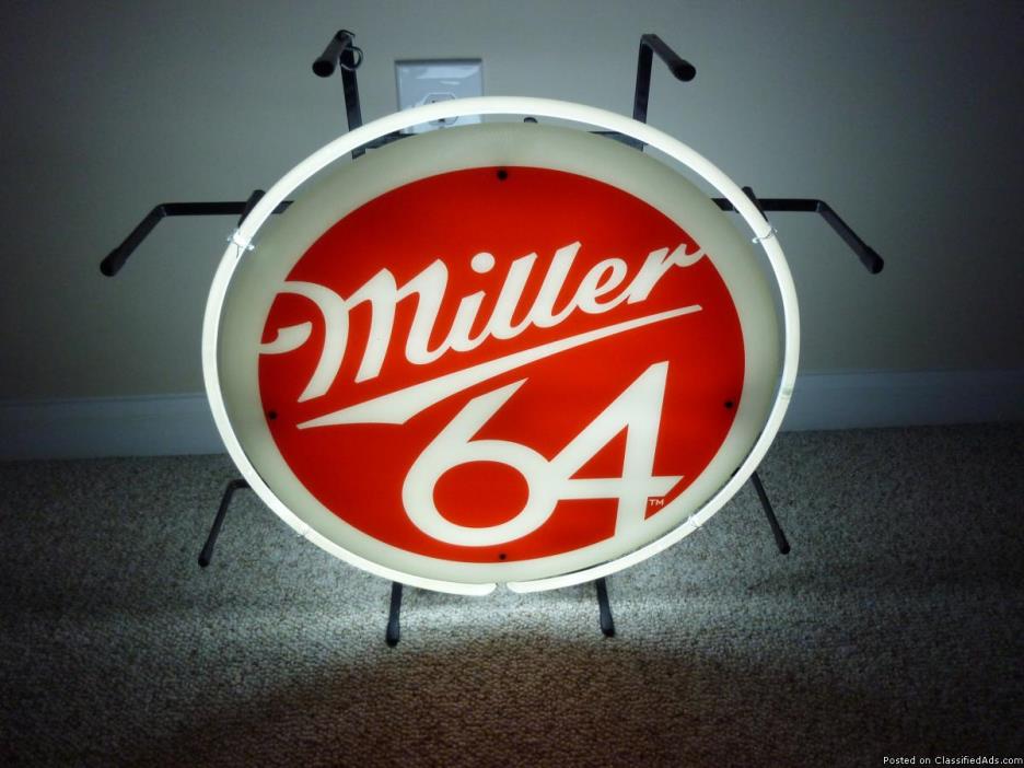 Miller 64 Neon Sign, 0