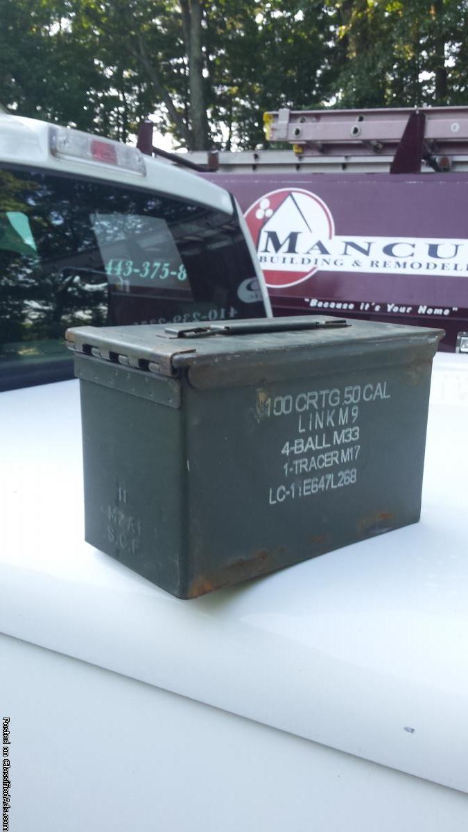 50 Cal. Ammo Cans