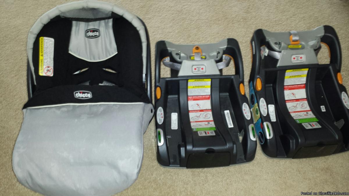 Chicco Keyfit 3 Car Seat + 2 Bases