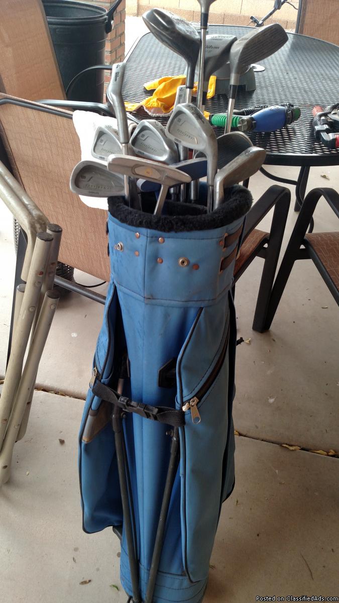 Golf Clubs and bag, 2
