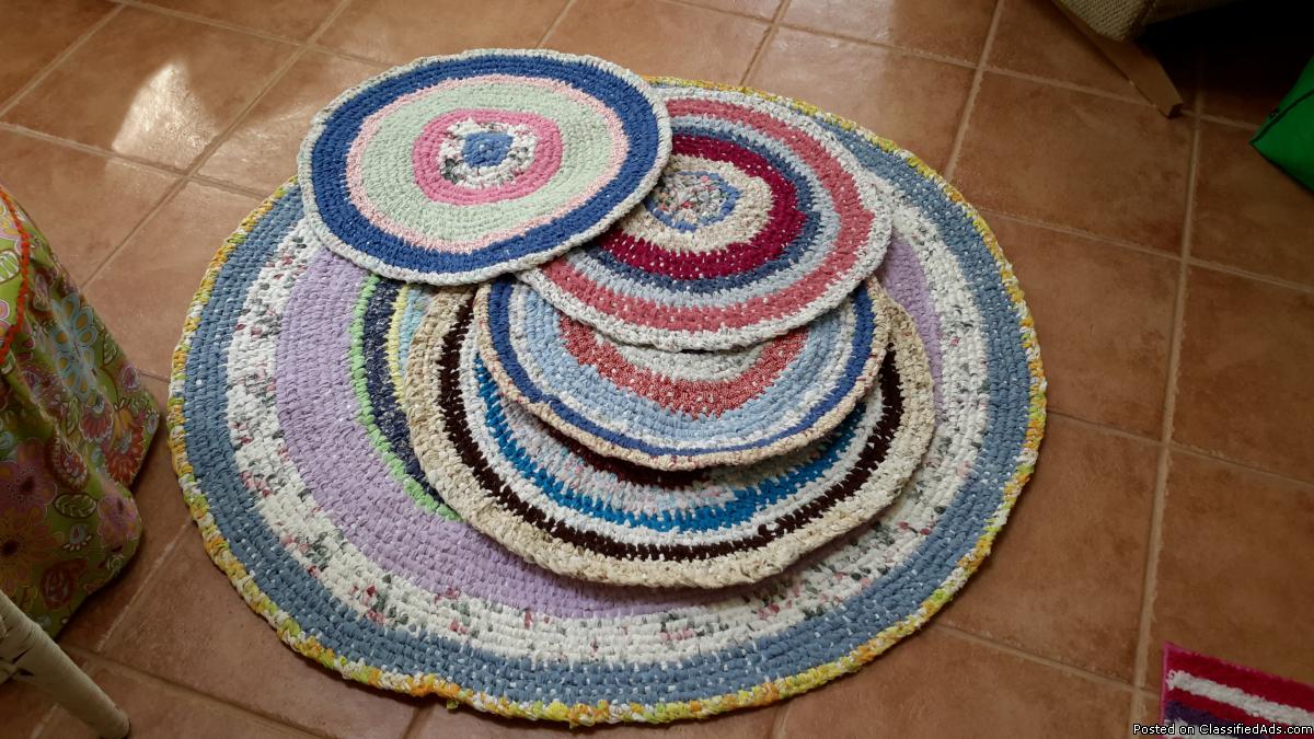New handcrafted  rag rugs