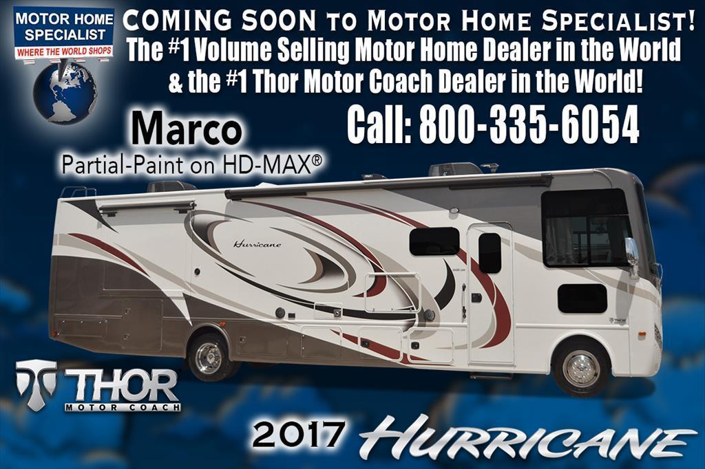 2017  Thor Motor Coach  Hurricane 31S RV for Sale @ MHSRV W/5.5K