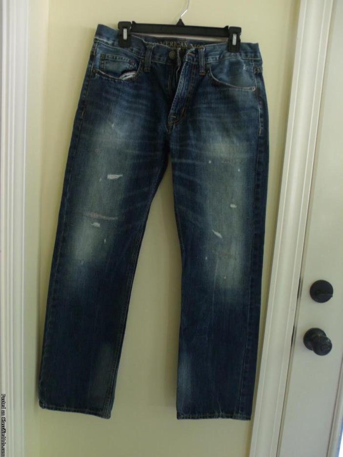 mens jeans, american eagle, 2 pair