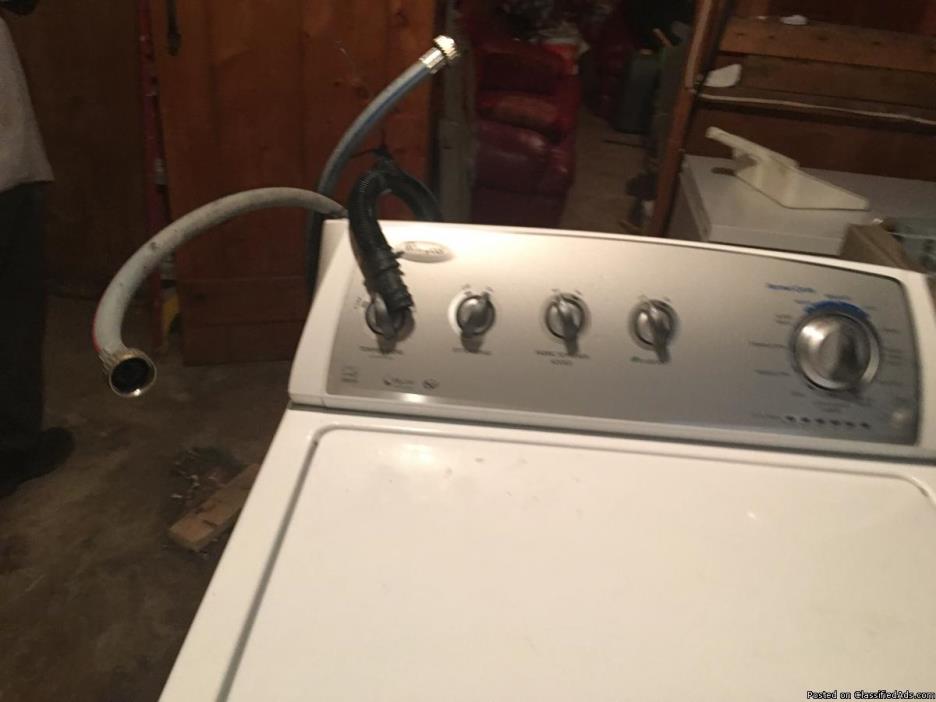 Whirlpool washer for sale  white color top loader only two years old  in top...