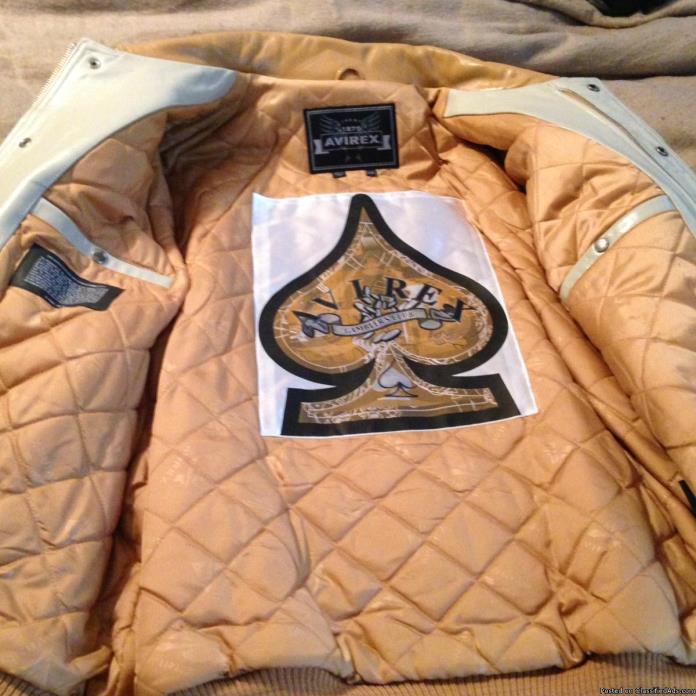 Avirex Leather Jacket (King Ca$ino) Mens XXL, 2