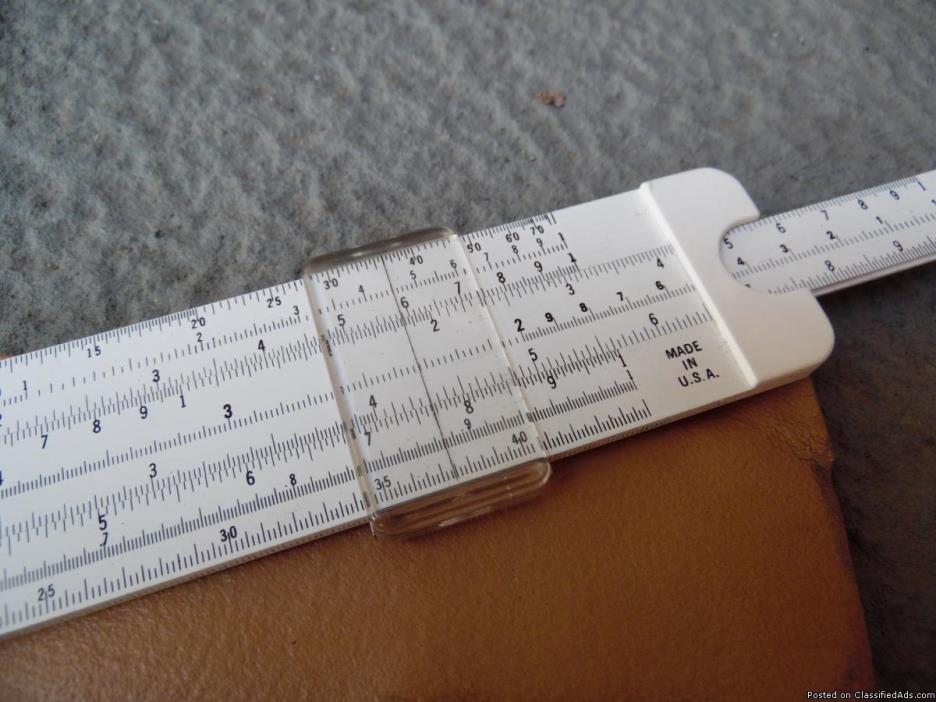 Slide Rule with Case, 1