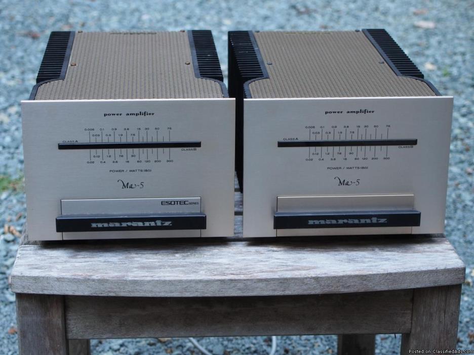 Rare Marantz amplifiers for sale