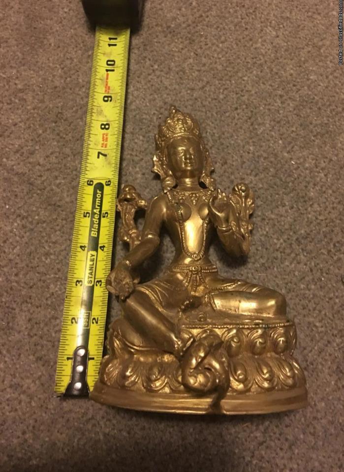 Brass Hindu Goddess