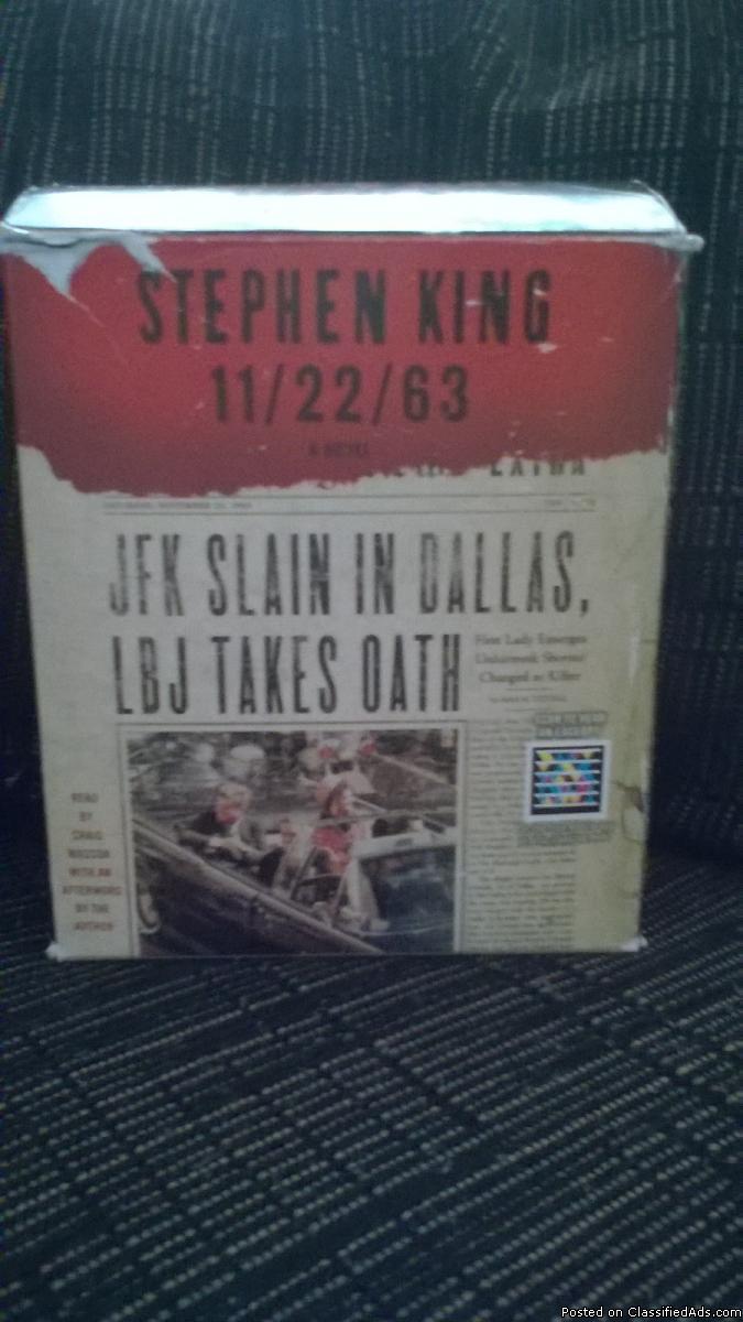 Stephen King 11/22/63 audio 30 CD's, 0