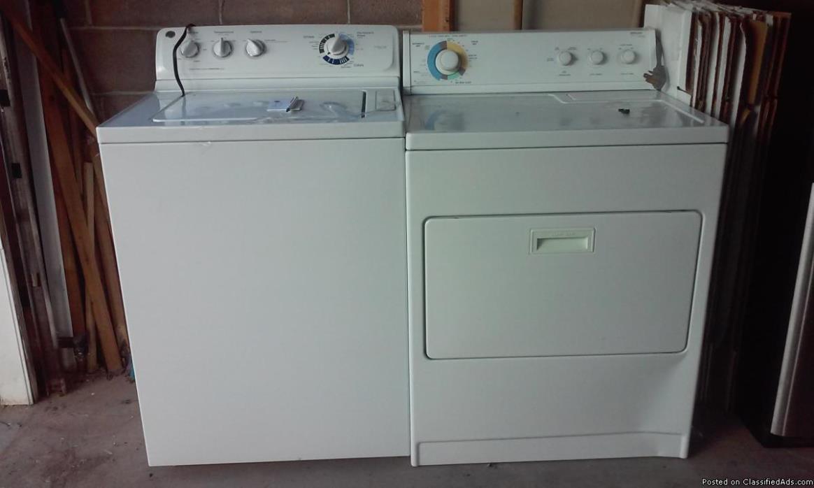 Top Loading Washer and Dryer for Sale