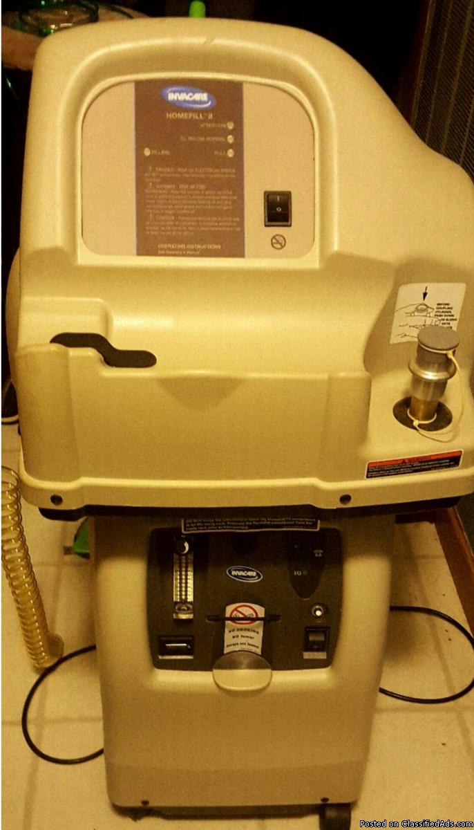 Invacare HomeFill Complete Oxygen System With Perfect O2 Concentrator, 0