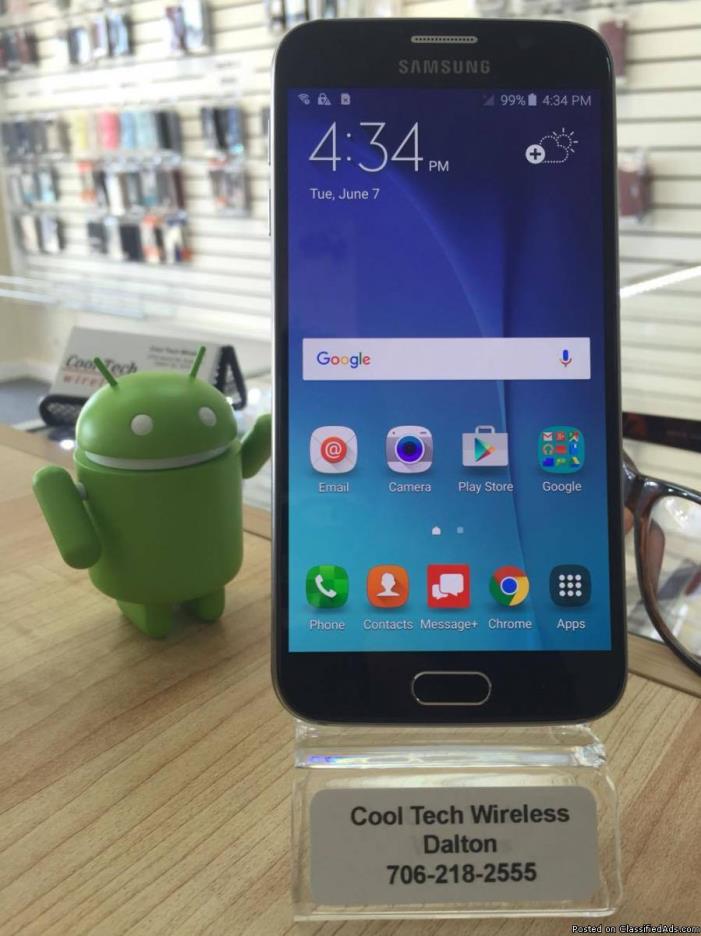 Samsung Galaxy S6 32GB Black AT&T-GSM Unlocked LIKE NEW