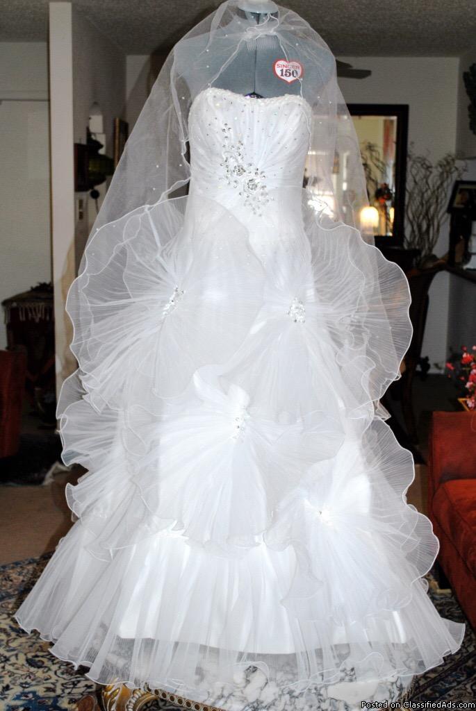 Elegant Wedding Dress, 0