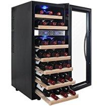 AKDY 21 Bottle Dual Zone Thermoelectric Freestanding Wine Cooler Cellar Chiller..., 0