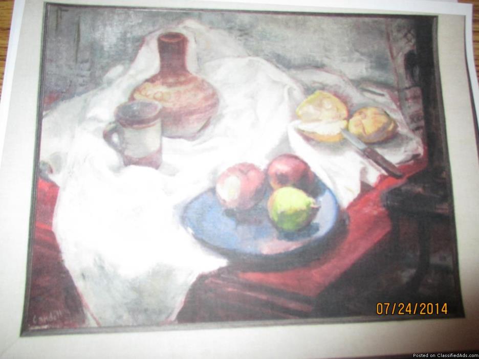 Victor Candell Original Oil Painting - Still Life, 0